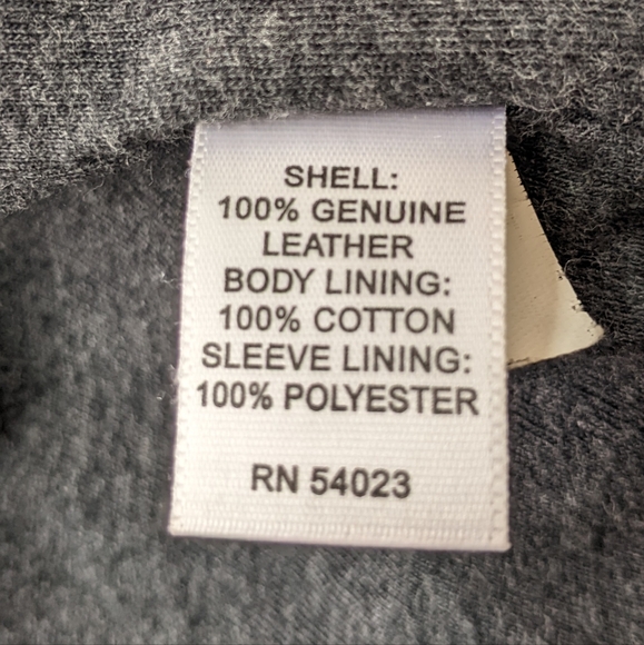 Banana Republic Women's Gray Genuine Leather Moto Jacket Size Small - Picture 6 of 6